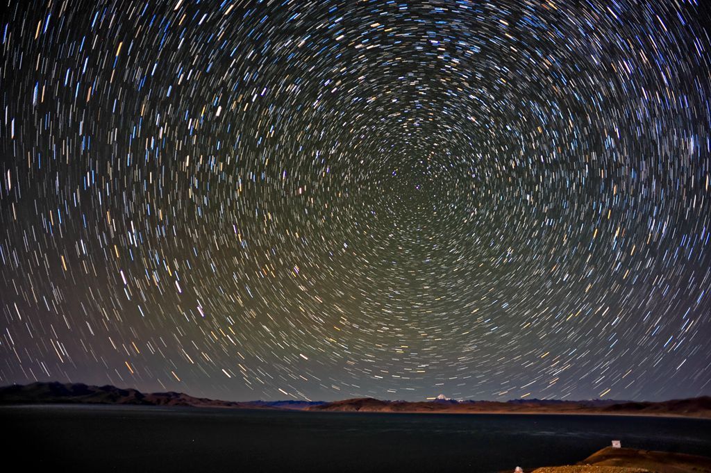 西藏阿里的夜空