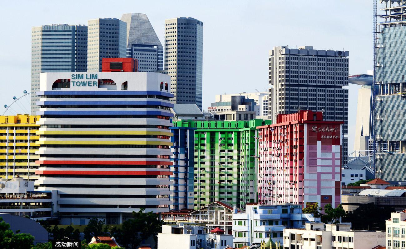 新马行。。。色彩。新加坡城市非常整洁，城市建筑色彩也非常丰富