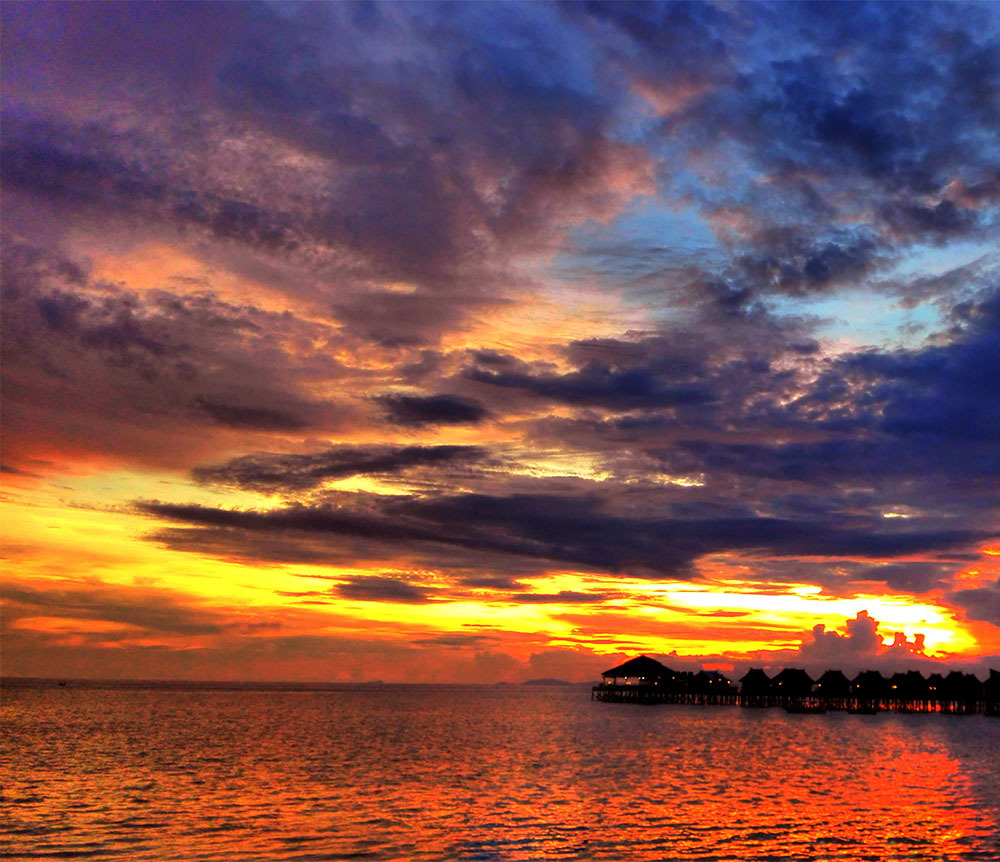 夕阳马布岛